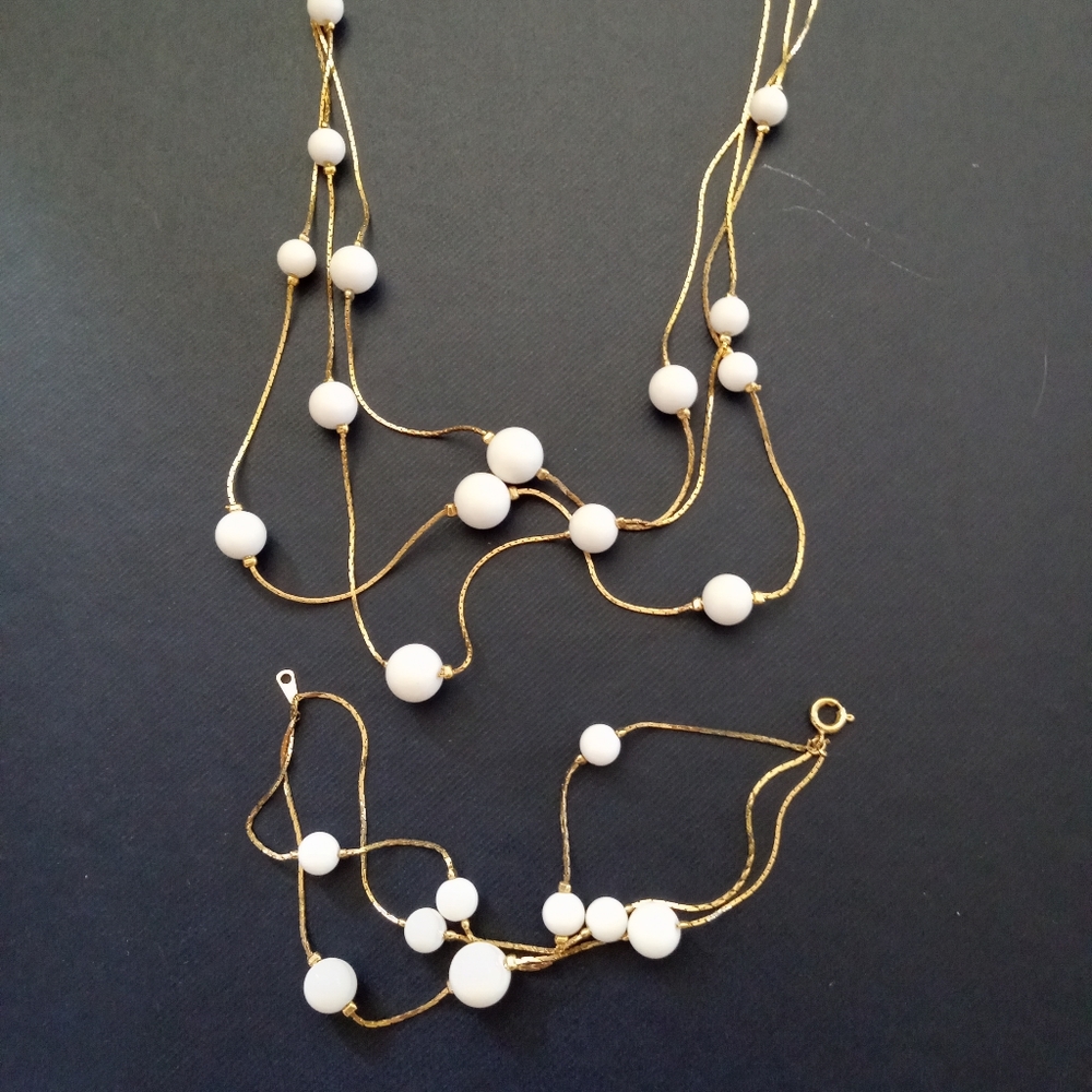 Necklace and bracelet